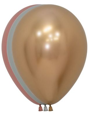 Reflex Deluxe Assortment 11" Latex Balloons - 25 Ct Bag