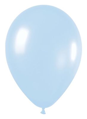 Pearl Blue 11" Latex Balloons - 25 Ct Bag