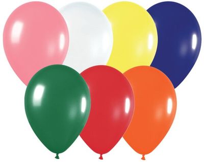 Fashion Assortment 11" Latex Balloons - 25 Ct Bag