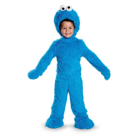 Sesame Street - Cookie Monster Extra Deluxe Plush, Attribute: Unisex, Size: M (3T-4T)