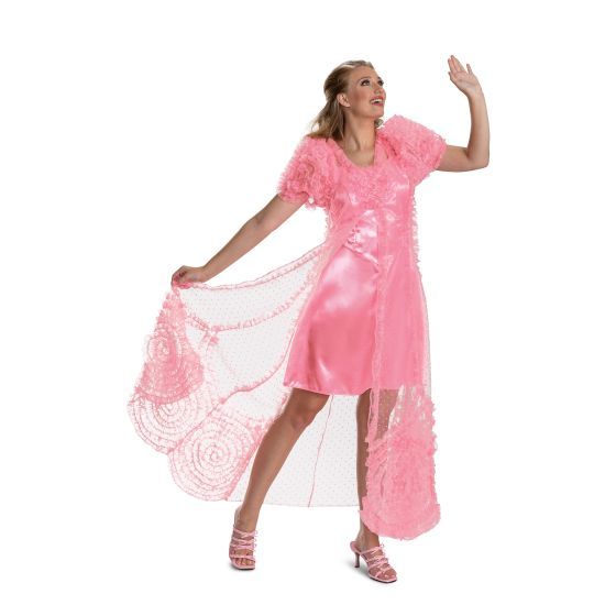 Wicked - Glinda Popular Dress Deluxe Adult, Attribute: Womans, Size: S (4-6)