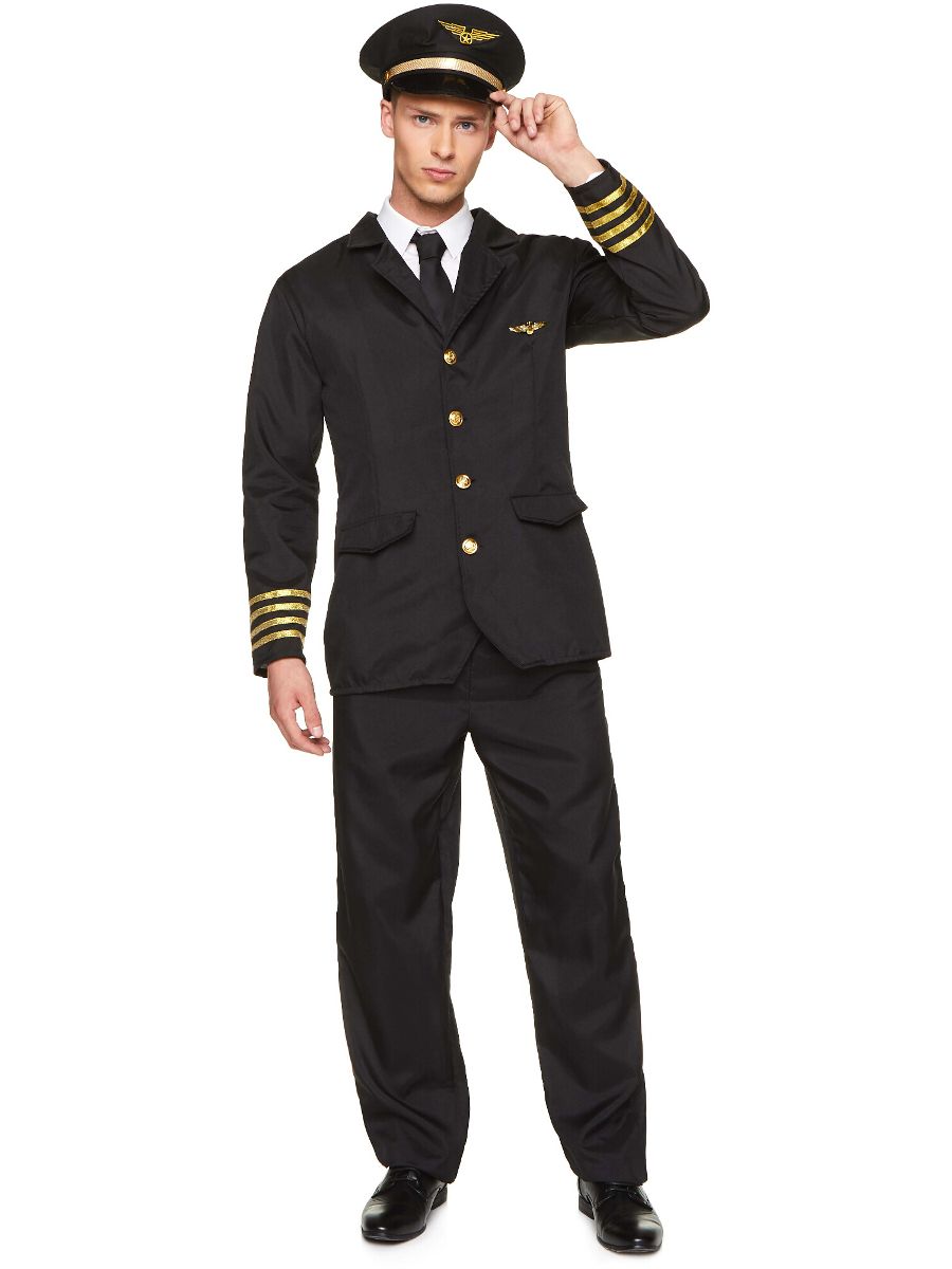 Airline Pilot, Attribute: Mens, Size: Large