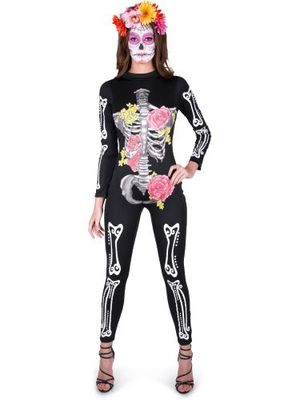 Day Of The Dead Cat Suit