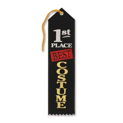 Best Costume Award Ribbon - 1st Place