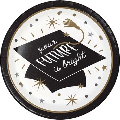 Glowing Grad - 9" Dinner Plate 8ct