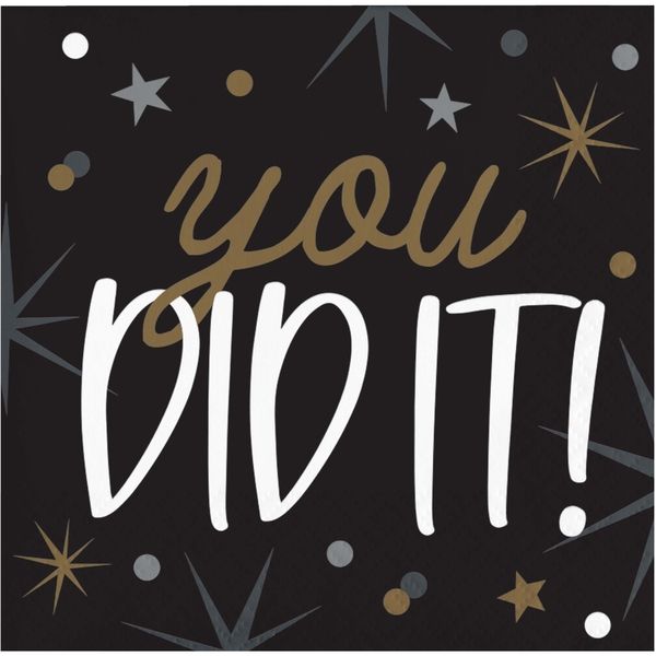 Glowing Grad - Beverage Napkin 16ct