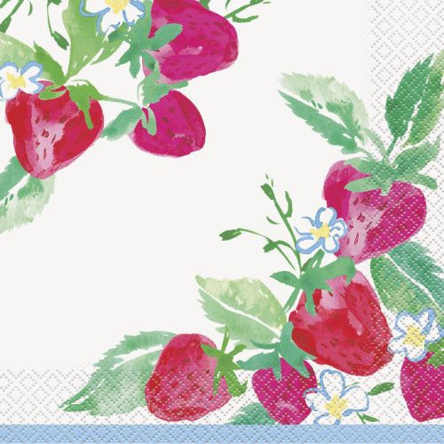 Sweet Strawberry - Luncheon Napkins  16ct