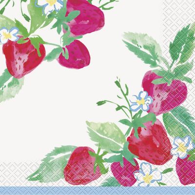 Sweet Strawberry - Luncheon Napkins  16ct