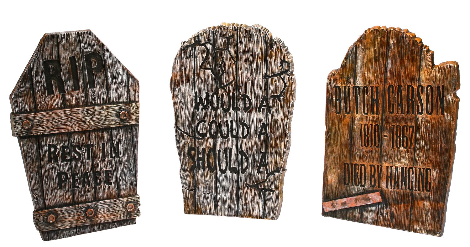 Wood Look Tombstone -, Style: Butch Carson