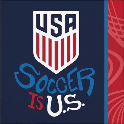 US Soccer - Luncheon Napkin 16 Ct.