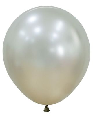 Silk Cream Pearl 18" Latex Balloons - 6 Ct