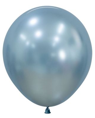 Silk Arctic Blue 18" Latex Balloons - 6 Ct