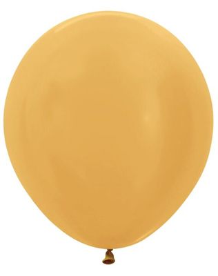 Metallic Gold 18" Latex Balloons - 6 Ct