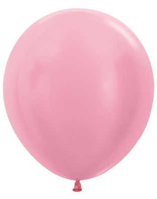 Pearl Pink 18" Latex Balloons - 6 Ct