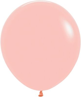 Pastel Matte Melon 18" Latex Balloons - 6 Ct