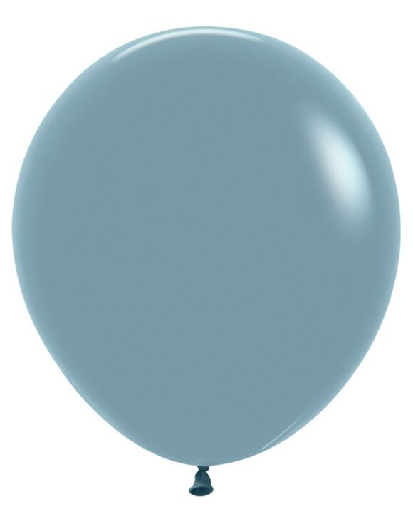 Pastel Dusk Blue 18" Latex Balloons - 6 Ct