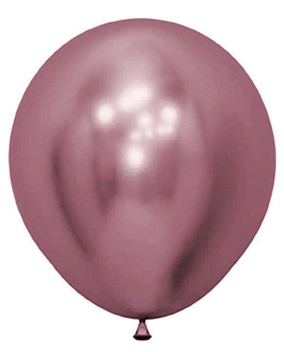 Reflex Pink 18" Latex Balloons - 6 Ct