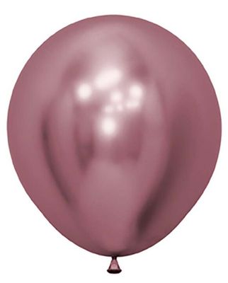 Reflex Pink 18" Latex Balloons - 6 Ct