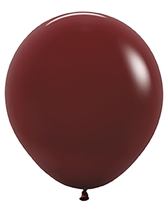 Deluxe Merlot 18" Latex Balloons - 6 Ct