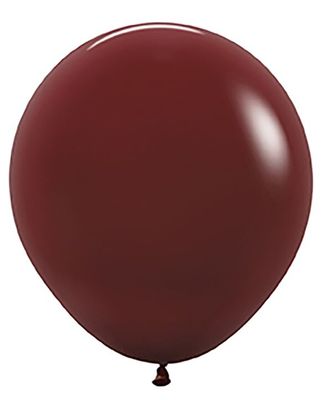 Deluxe Merlot 18" Latex Balloons - 6 Ct