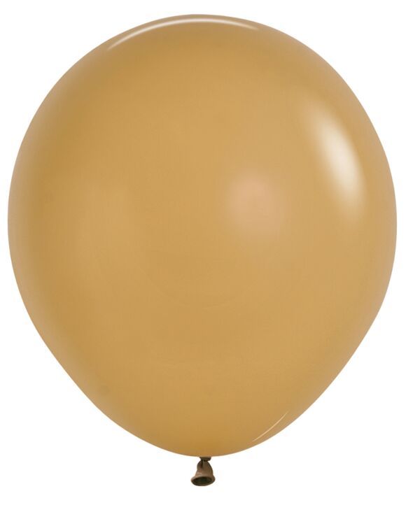 Deluxe Latte 18" Latex Balloons - 6 Ct