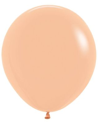 Deluxe Peach-Blush 18" Latex Balloons - 6 Ct