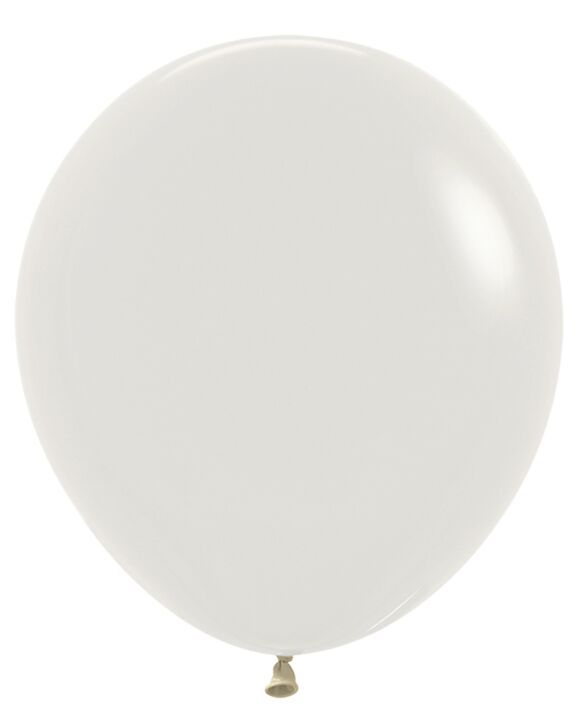 Pastel Dusk Cream 18" Latex Balloons - 6 Ct
