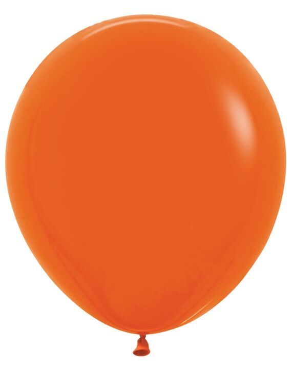 Fashion Orange 18" Latex Balloons - 6 Ct