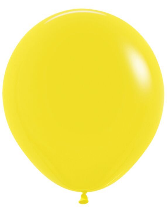 Fashion Yellow 18" Latex Balloons - 6 Ct