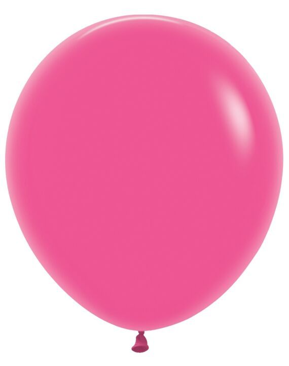 Deluxe Fuchsia 18" Latex Balloons - 6 Ct