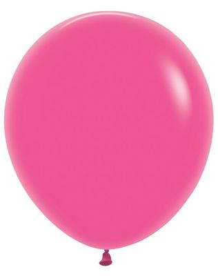 Deluxe Fuchsia 18" Latex Balloons - 6 Ct