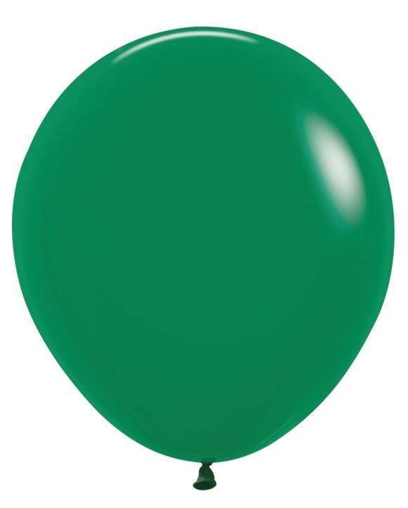 Fashion Forest Green 18" Latex Balloons - 6 Ct