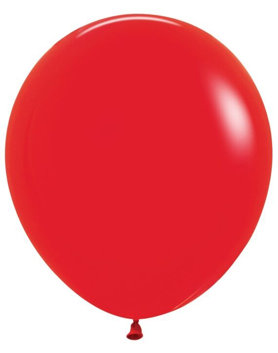 Fashion Red 18" Latex Balloons - 6 Ct