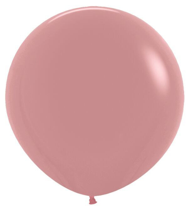 Deluxe Rosewood 24" Latex Balloons - 3 Ct