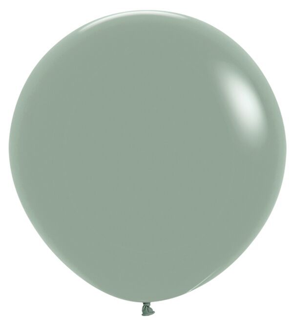 Pastel Dusk Laurel Green 24" Latex Balloons - 3 Ct