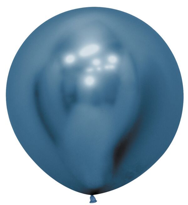Reflex Blue 24" Latex Balloons - 3 Ct