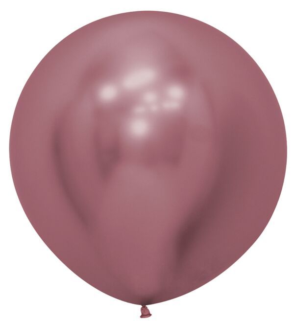 Reflex Pink 24" Latex Balloons - 3 Ct