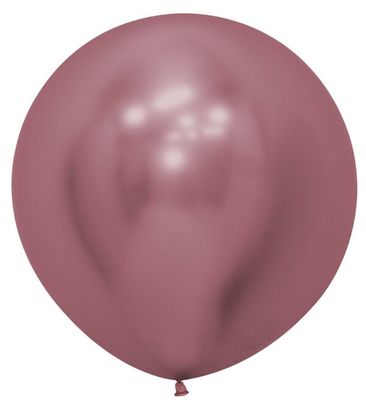 Reflex Pink 24" Latex Balloons - 3 Ct