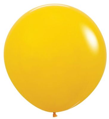 Deluxe Honey Yellow 24" Latex Balloons - 3 Ct