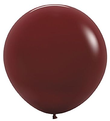Deluxe Merlot 24" Latex Balloons - 3 Ct