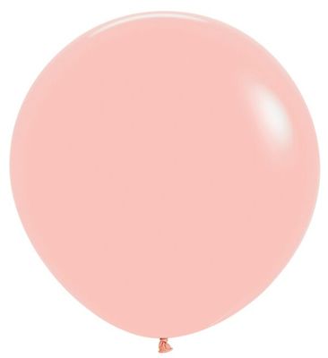 Pastel Matte Melon 24" Latex Balloons - 3 Ct