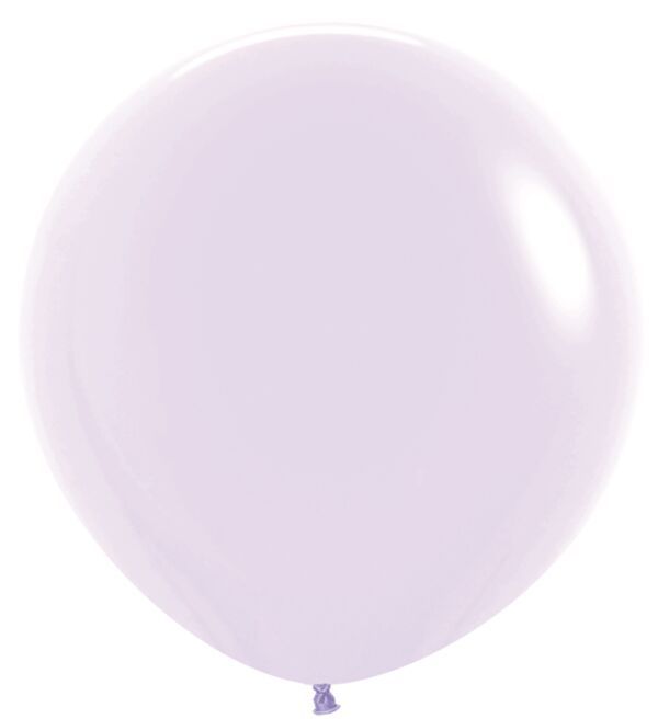 Pastel Matte Lilac 24" Latex Balloons - 3 Ct