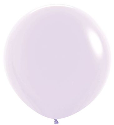 Pastel Matte Lilac 24" Latex Balloons - 3 Ct