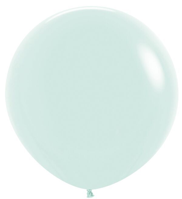 Pastel Matte Green 24" Latex Balloons - 3 Ct