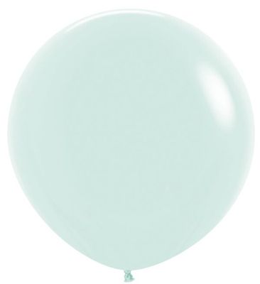 Pastel Matte Green 24" Latex Balloons - 3 Ct