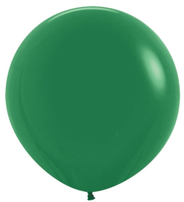 Fashion Forest Green 24" Latex Balloons - 3 Ct