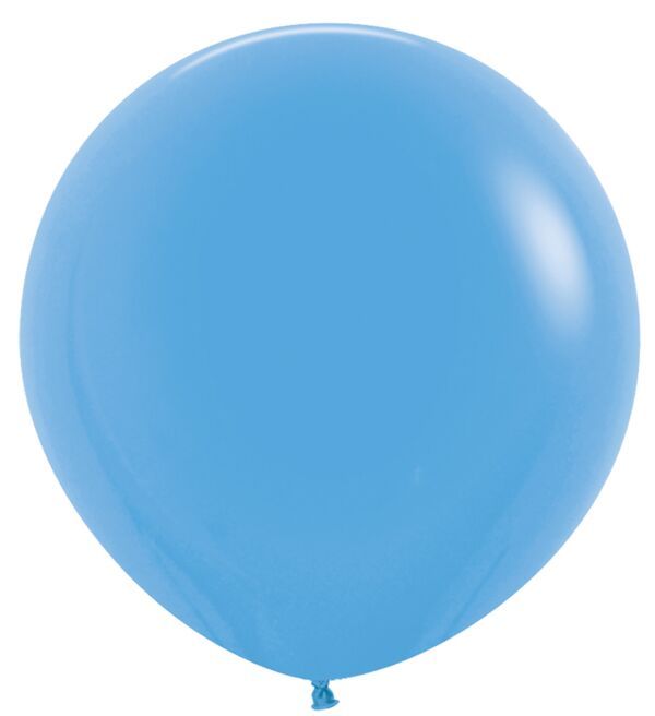 Fashion Blue 24" Latex Balloons - 3 Ct