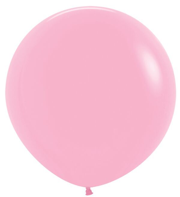 Fashion Bubblegum Pink 24" Latex Balloons - 3 Ct