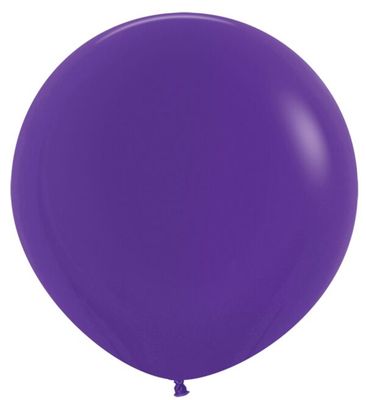 Fashion Violet 24" Latex Balloons - 3 Ct