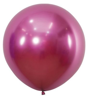 Reflex Fuchsia 24" Latex Balloons - 3 Ct